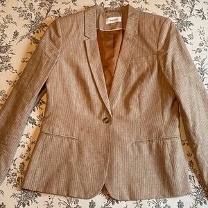 Calvin Klein Linen Blend Blazer Size 14